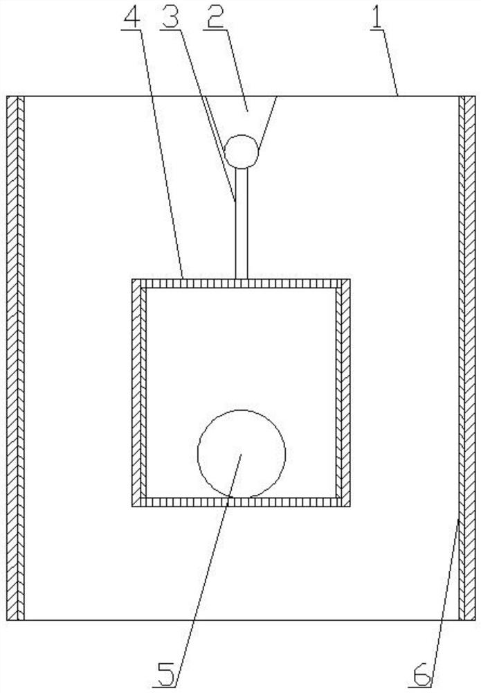 Movable small ball type suspension collision damper