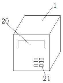 Safety type electric power metering device with heat dissipation function