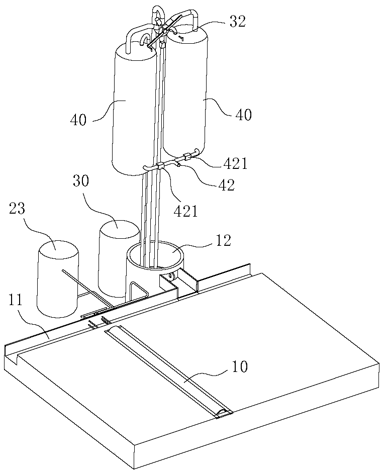 Low-lying road surface drainage system based on kinetic energy recovery