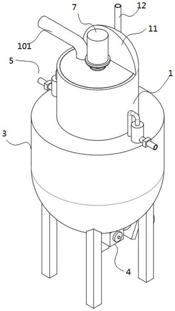 Fish soluble concentration device