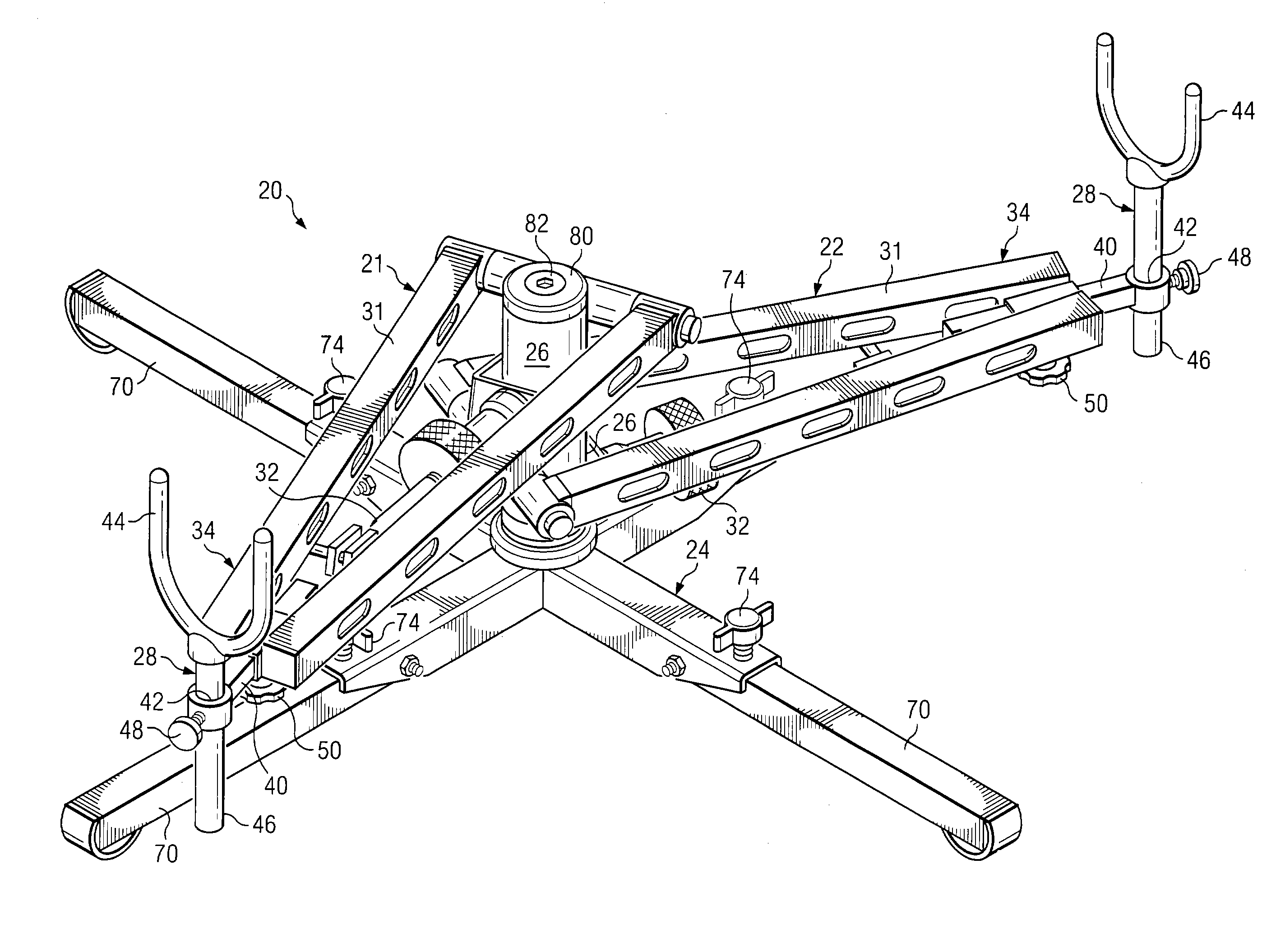 Adjustable gun rest apparatus