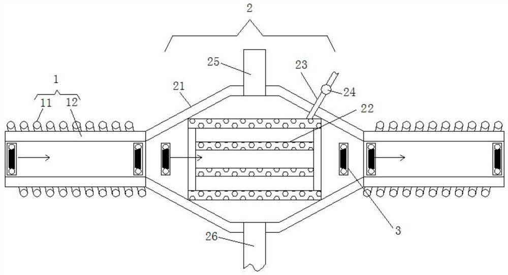 Aluminum profile heat treatment device and heat treatment method