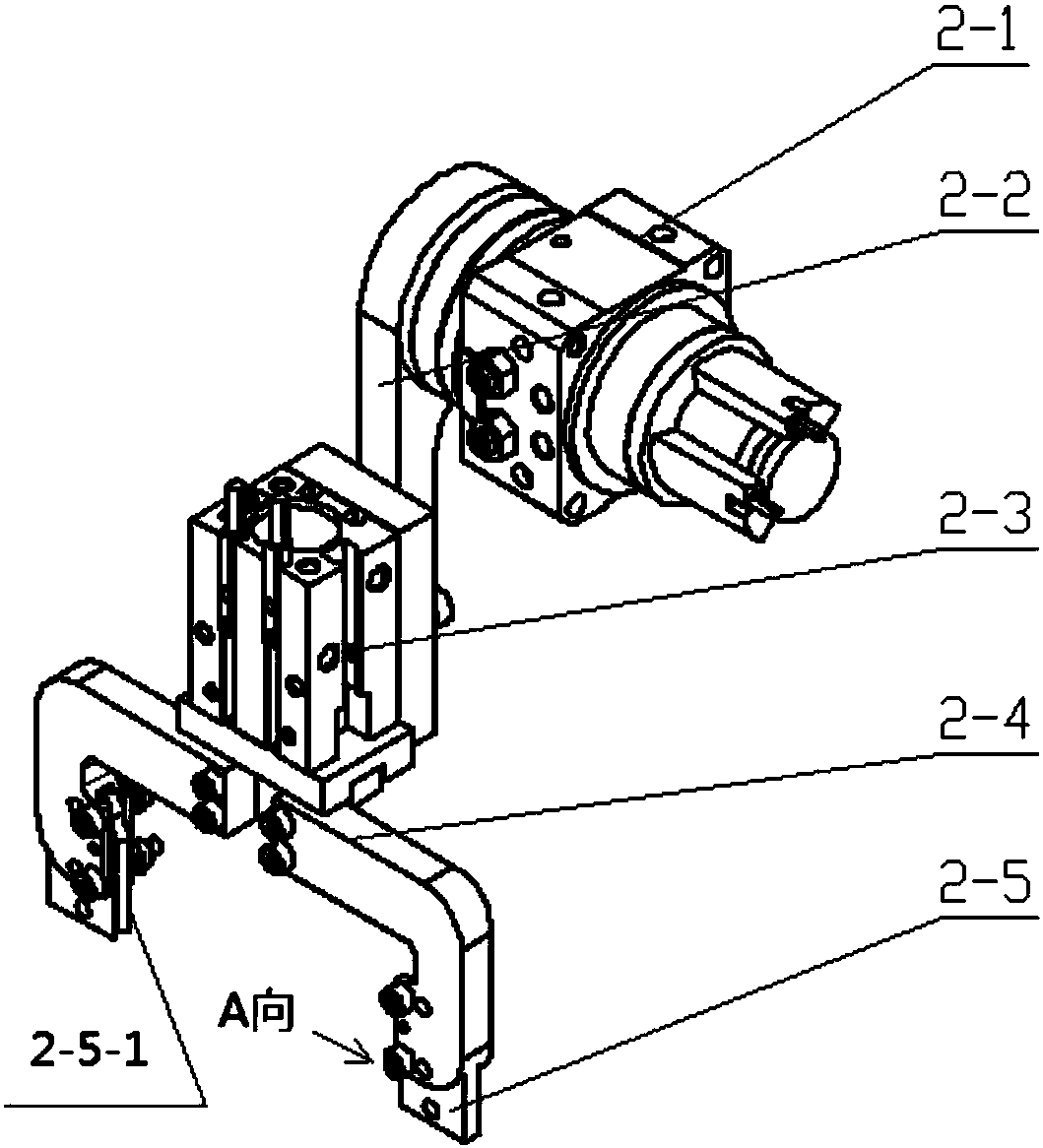 Feeding-discharging and glass detection manipulator of hot bending machine