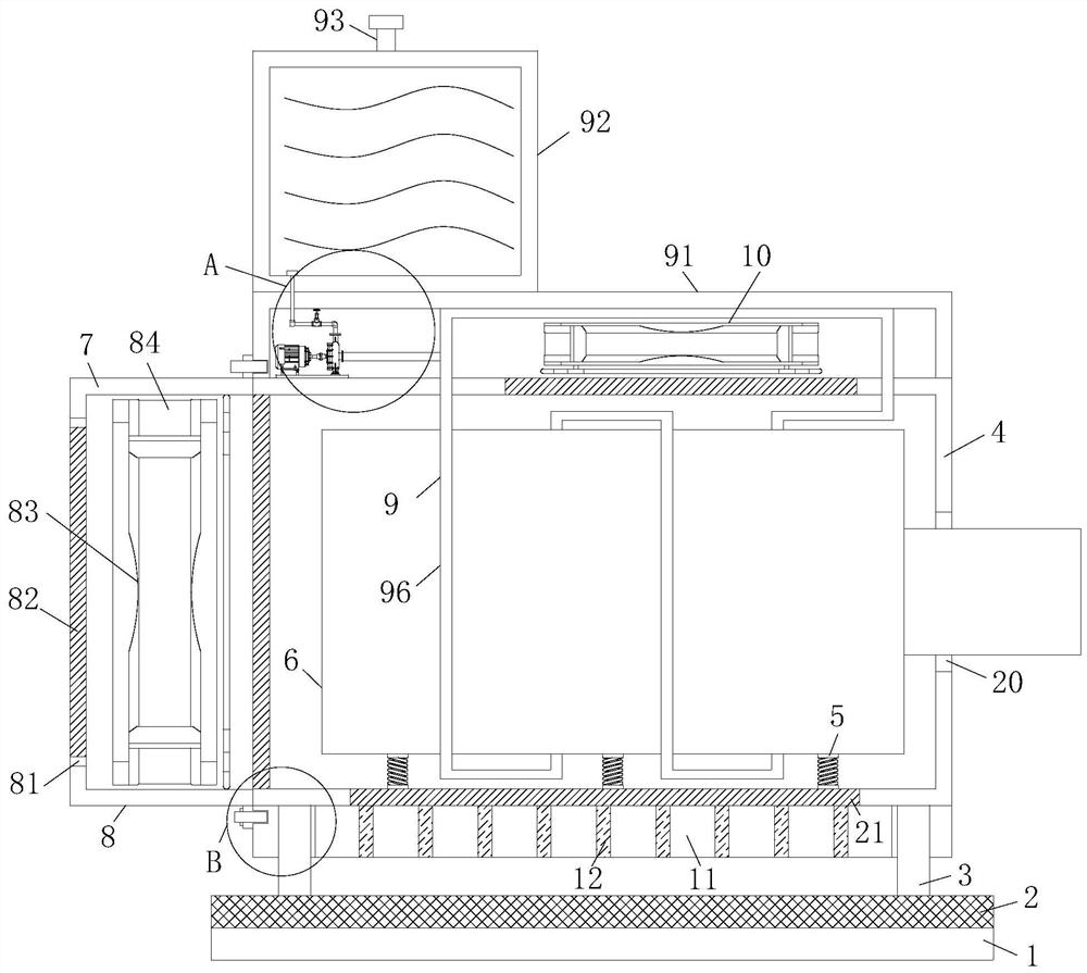 Switched reluctance driving device with efficient heat dissipation