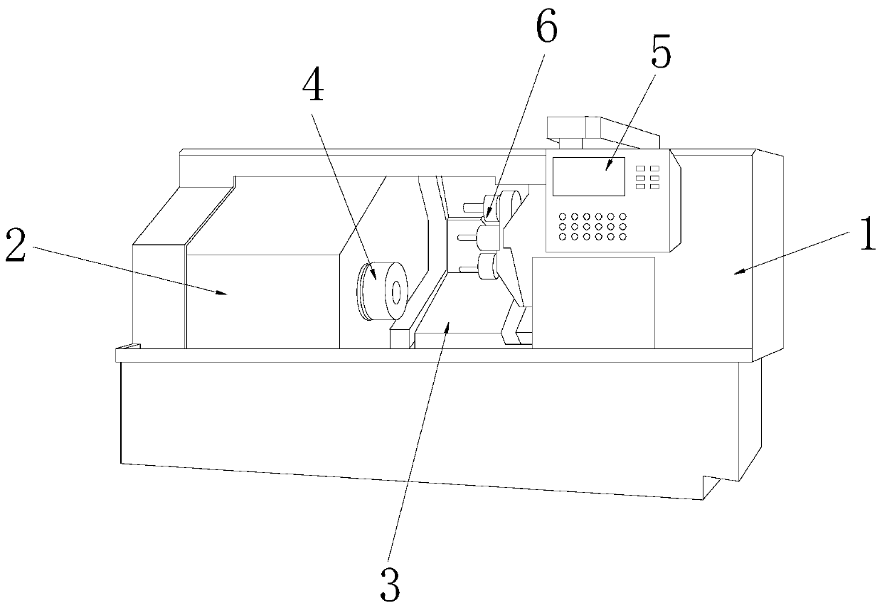 Numerical control turning machining center based on flexible manufacturing