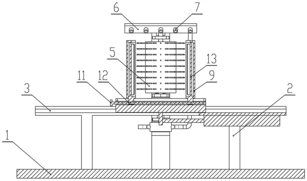 A glass cleaning device for display production