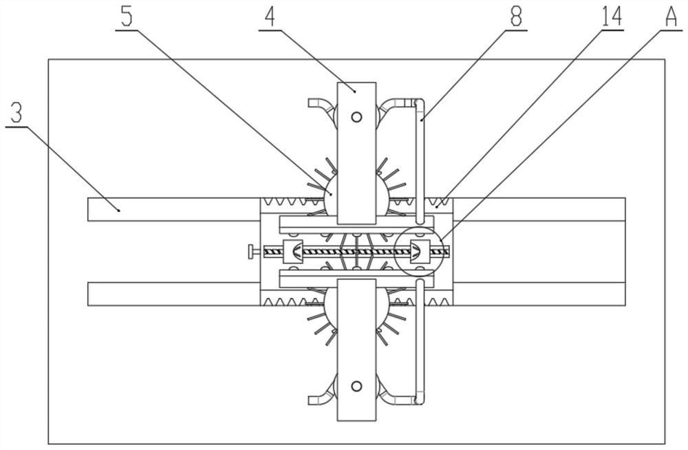 A glass cleaning device for display production