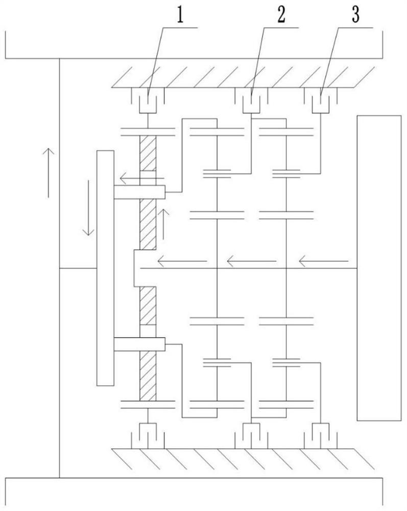 Three-gear hub driving device and using method thereof