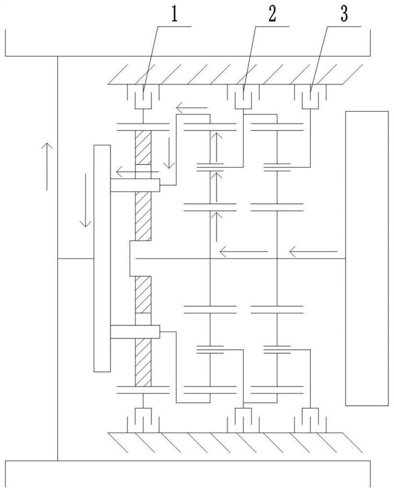 Three-gear hub driving device and using method thereof