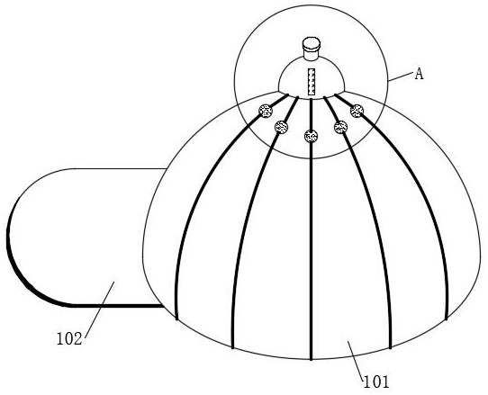 A long-lasting mosquito repellent summer sun visor