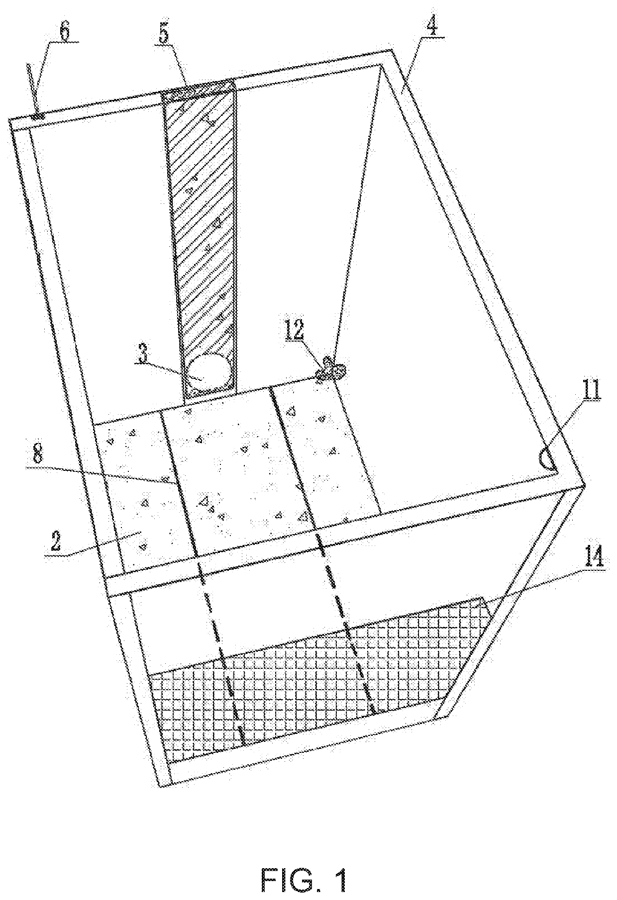 Rectangular working well with preset pipe jacking hole and sliding back wall in water-rich stratum and construction method thereof