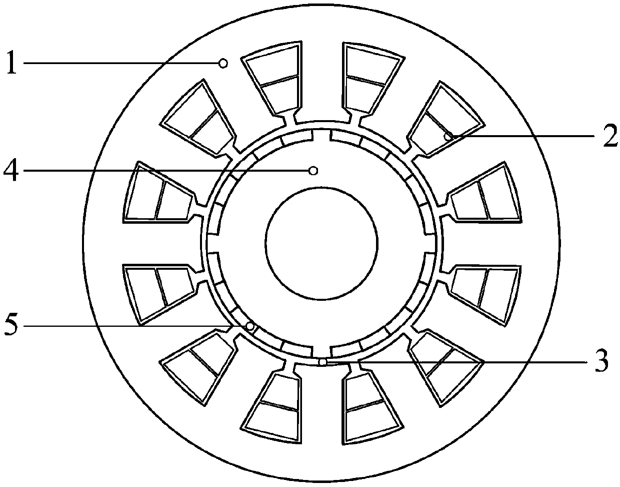 High and weak magnetic performance halbach array permanent magnet synchronous motor