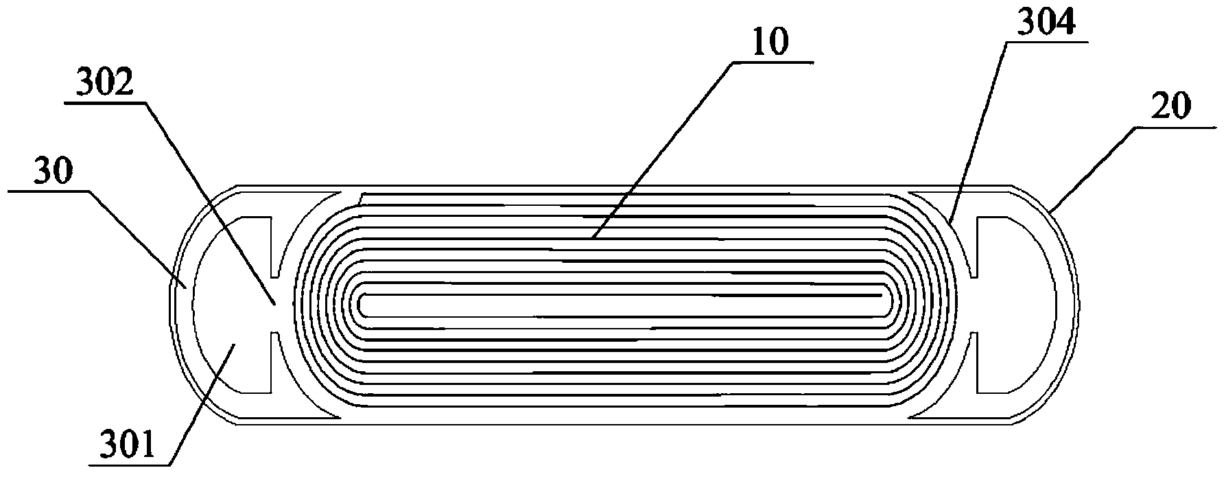 Detection device for under-work-well cable duct bank observation instrument