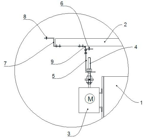 Universal adjustment elevator steel structure canopy and adjustment method thereof