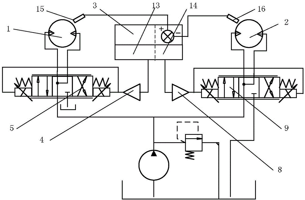 Control device for automatically laying offshore spilled oil containment booms and control method