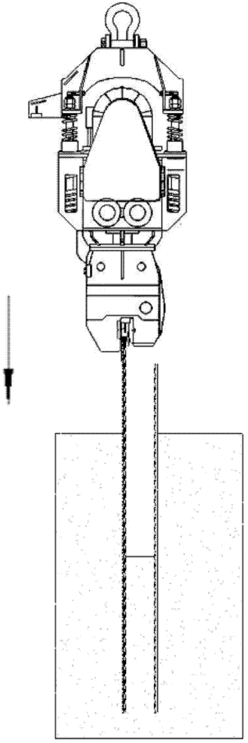 Double-tube-sinking and inner-tube-drawing bored cast-in-place pile construction method and application