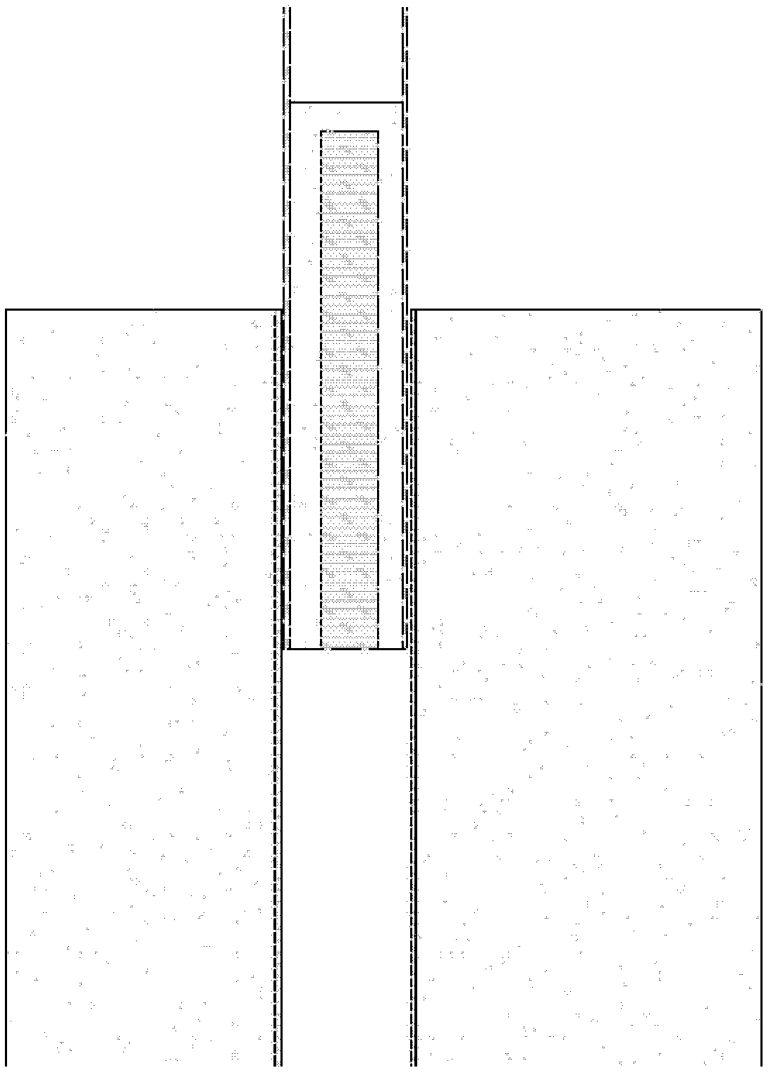 Double-tube-sinking and inner-tube-drawing bored cast-in-place pile construction method and application