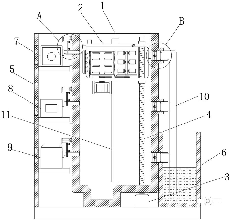 Toy disinfection device for kindergarten