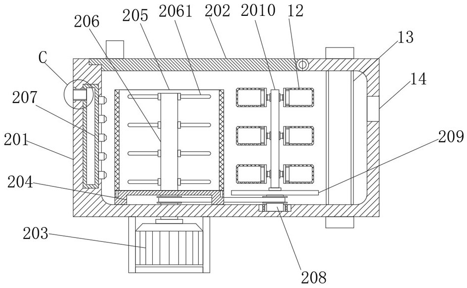 Toy disinfection device for kindergarten