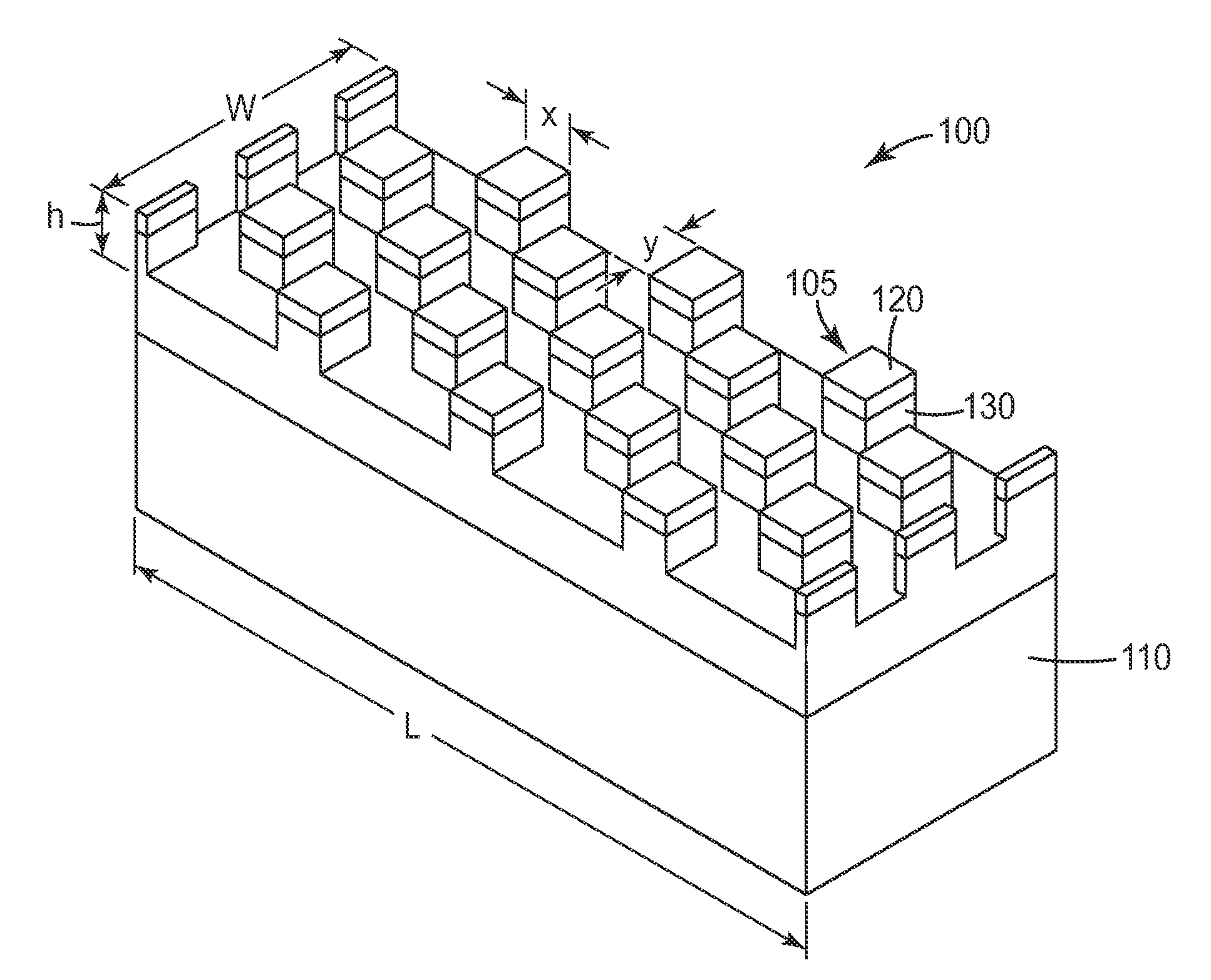 Fabrication of conductive nanostructures on a flexible substrate