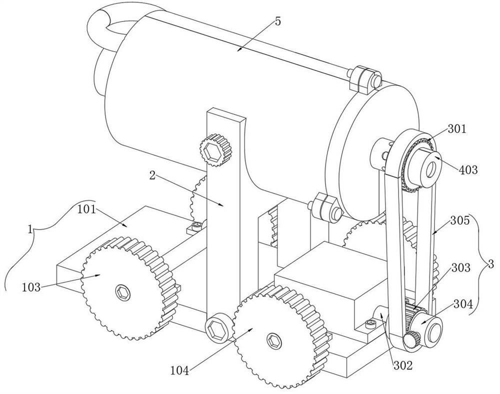 A device for cleaning dirt on the inner wall of a sewage pipe