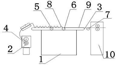 A single-sided machine with precise synchronous carriage device