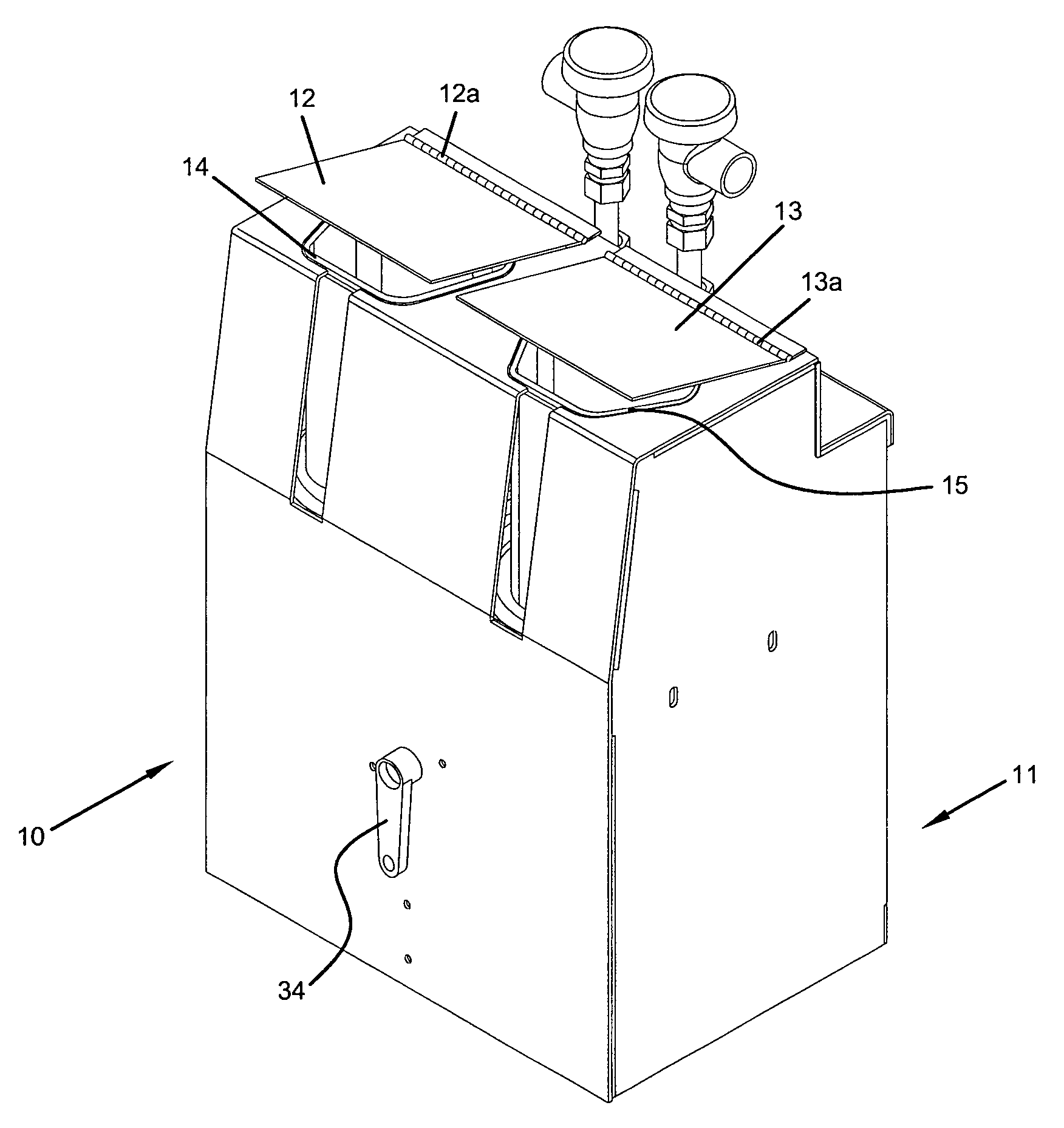 Method and apparatus to control dispensing rate of a solid product with changing temperature