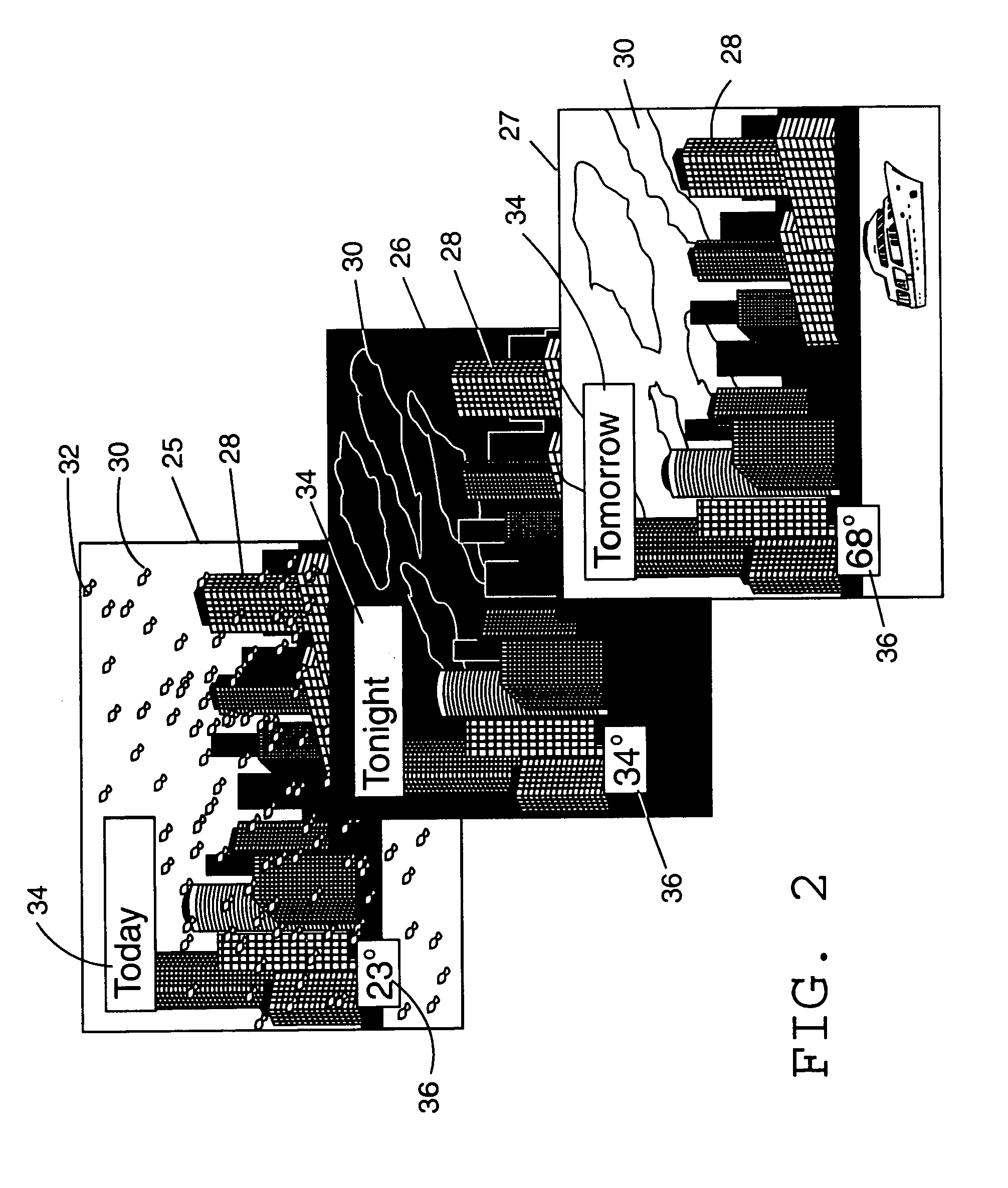 Forecast weather video presentation system and method