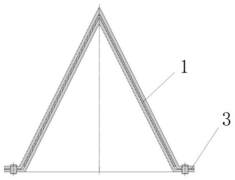 A method for forming a thin-walled conical cylindrical ceramic matrix composite component