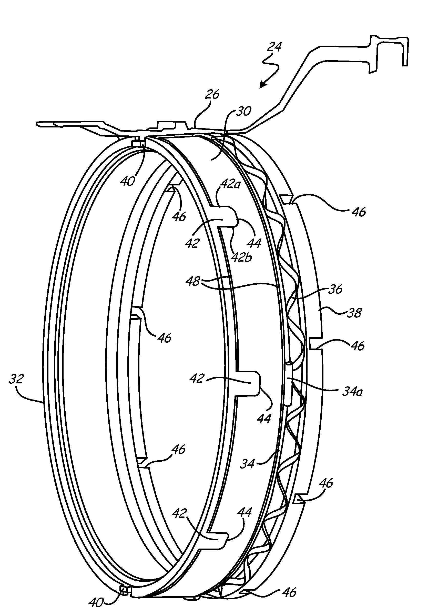 Ceramic turbine shroud support