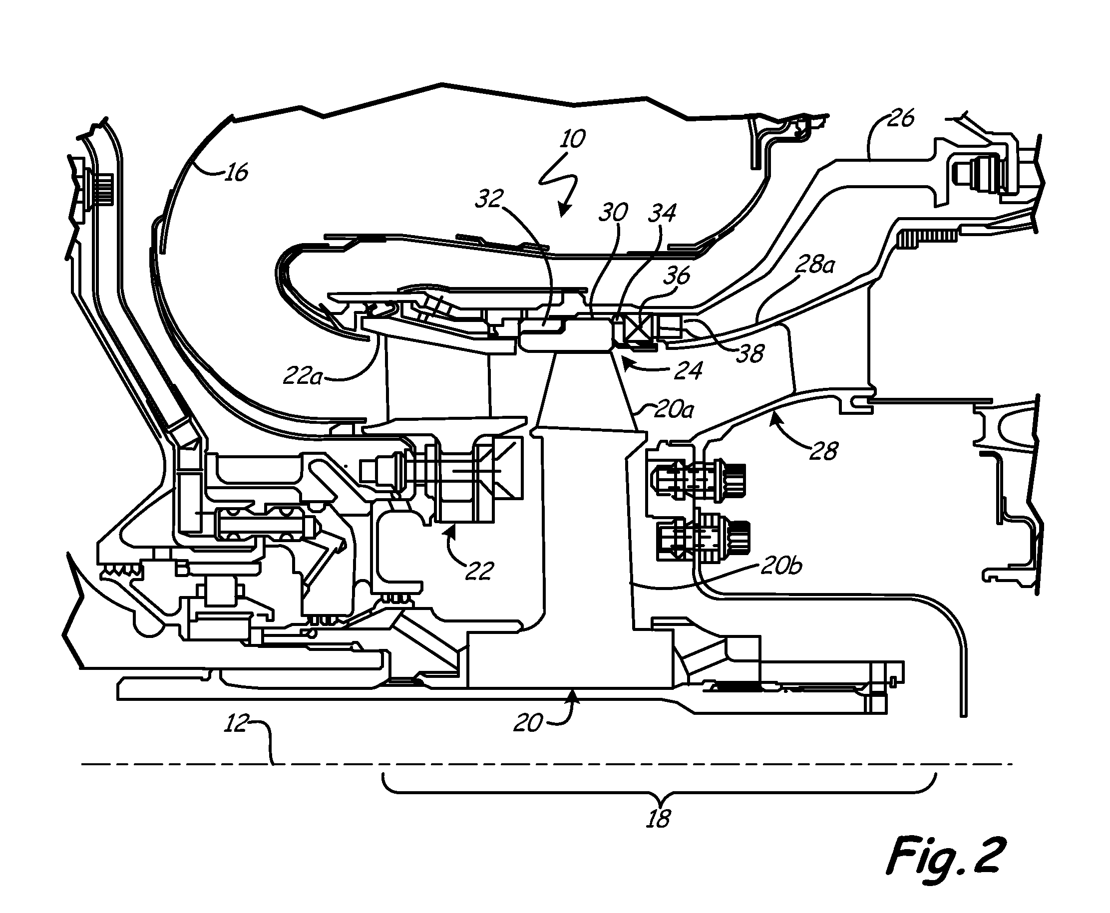 Ceramic turbine shroud support