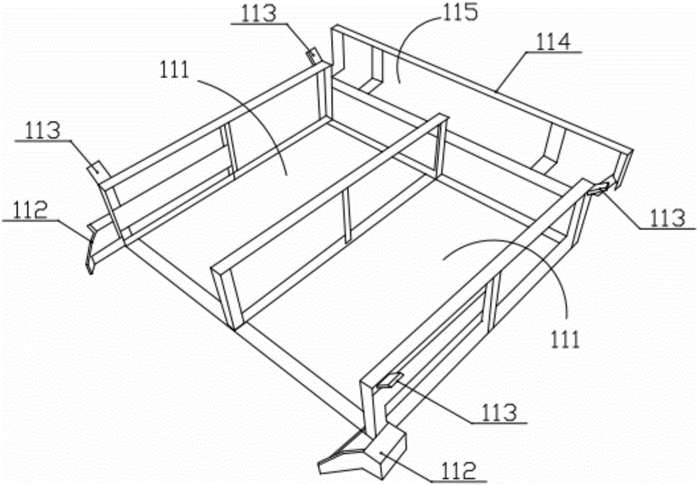 No-pallet loading device and no-pallet loading method