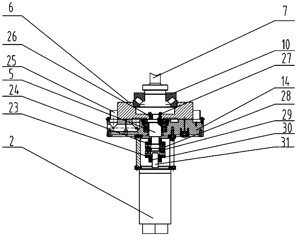 A hydrostatic rotary test bench