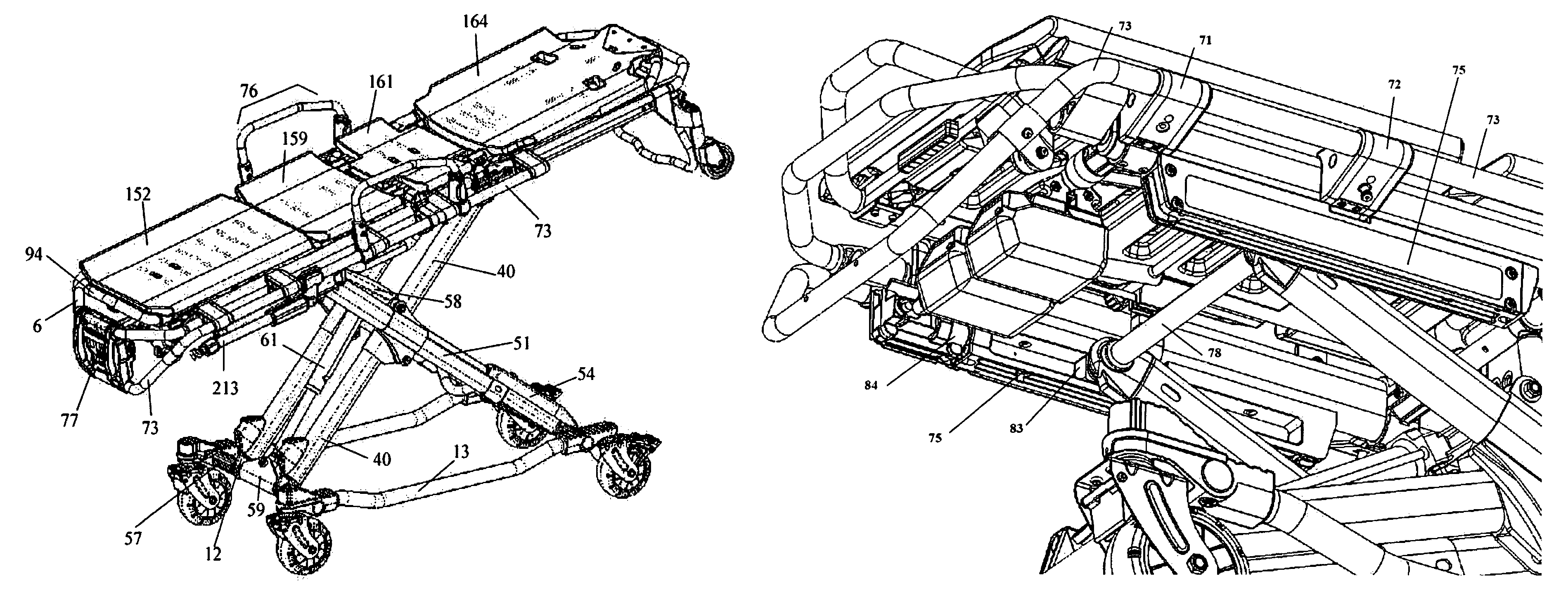 Ambulance cot system