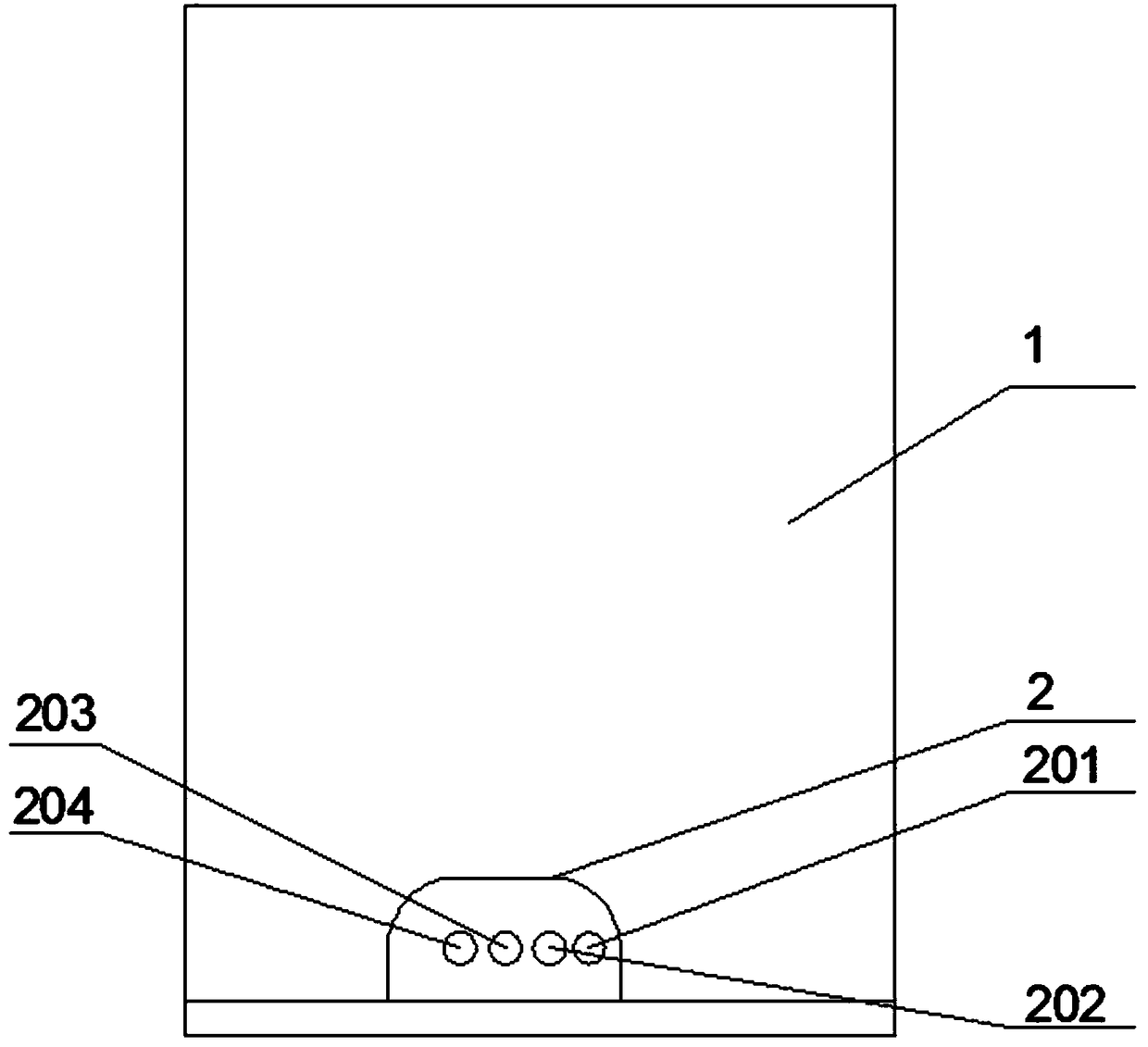 Multifunctional medical test tube stirring and uniformly-mixing device