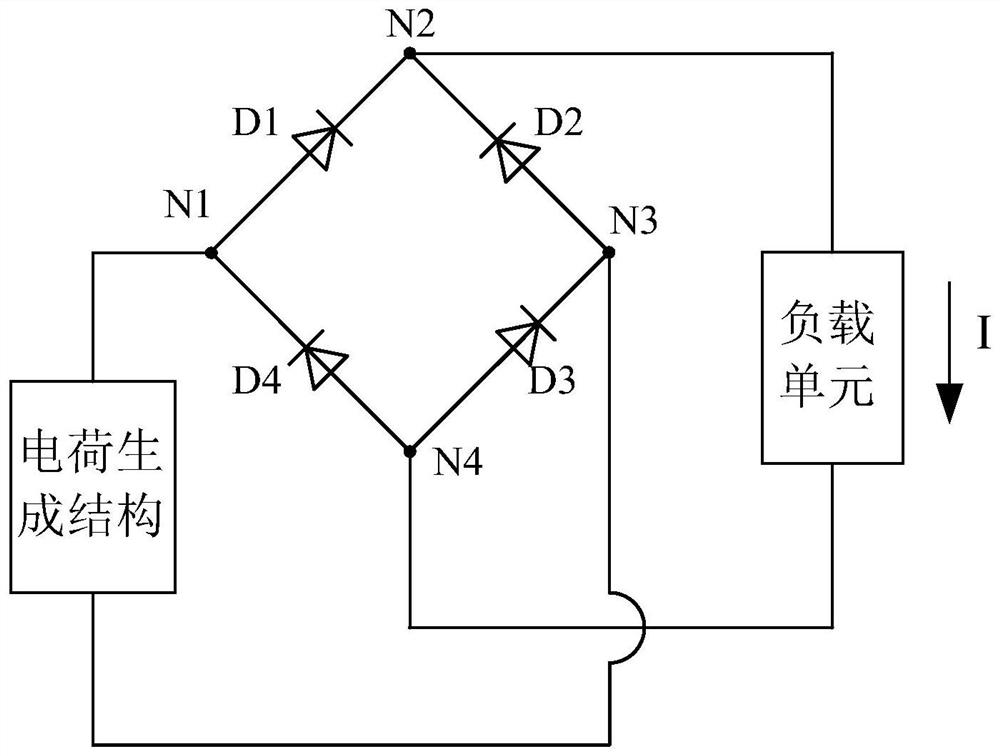 Device for transferring charges and display equipment