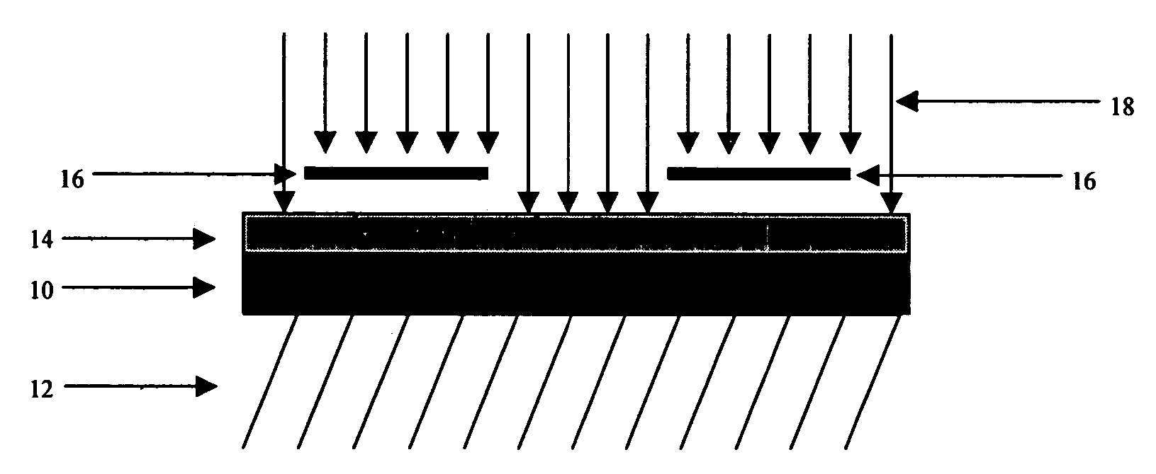 Wet developable hard mask in conjunction with thin photoresist for micro photolithography