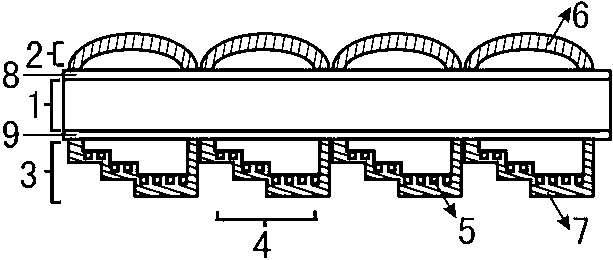 Anti-counterfeiting safety film with dynamic stereoscopic effect based on integrated imaging principle