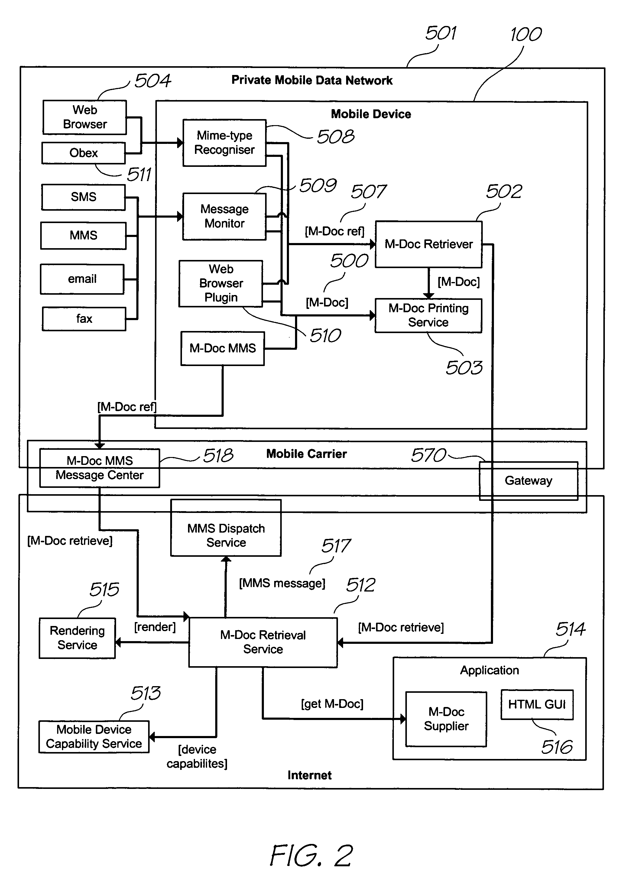 Retrieving a bill via a coded surface