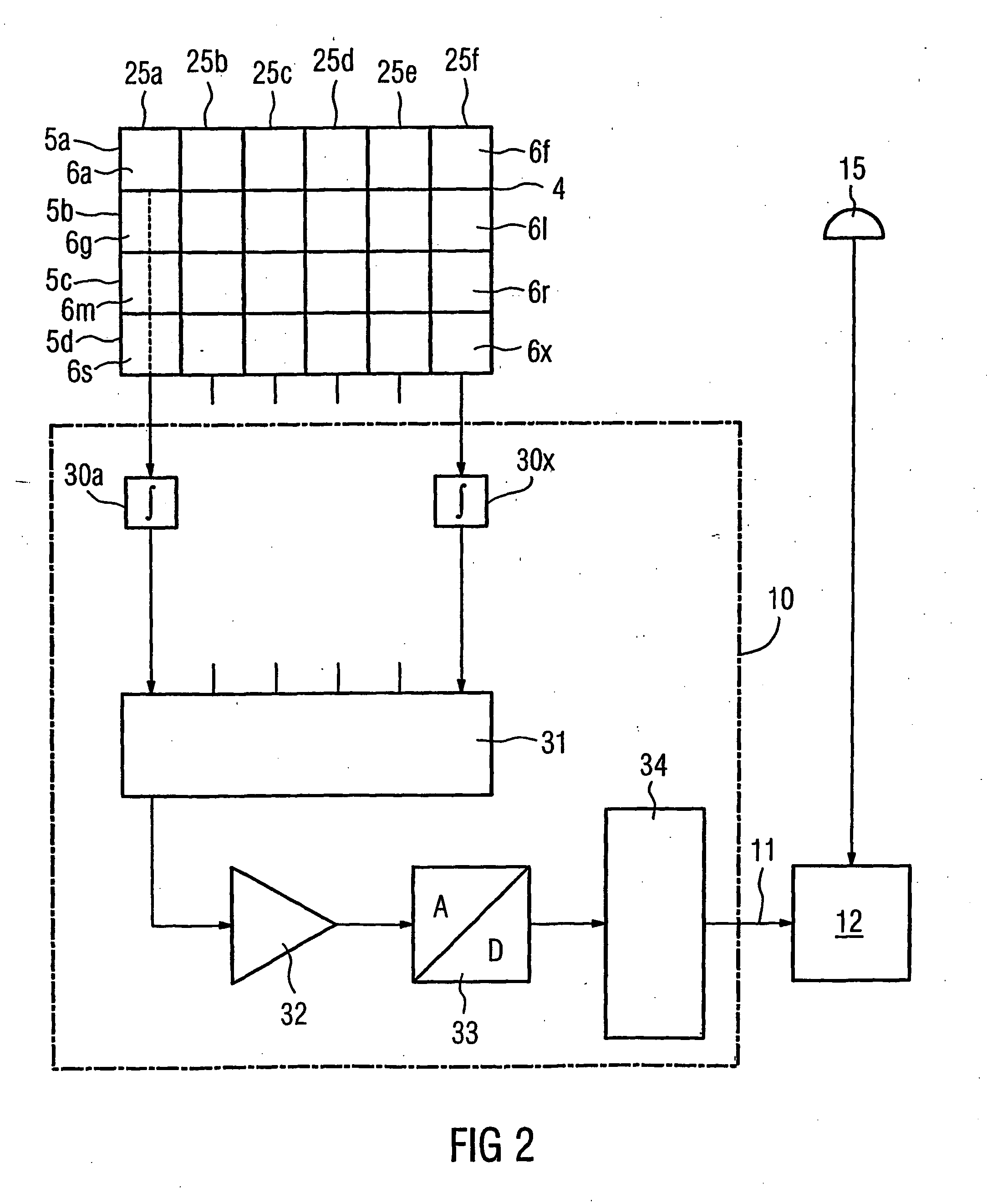 Computer tomography unit with a data recording system