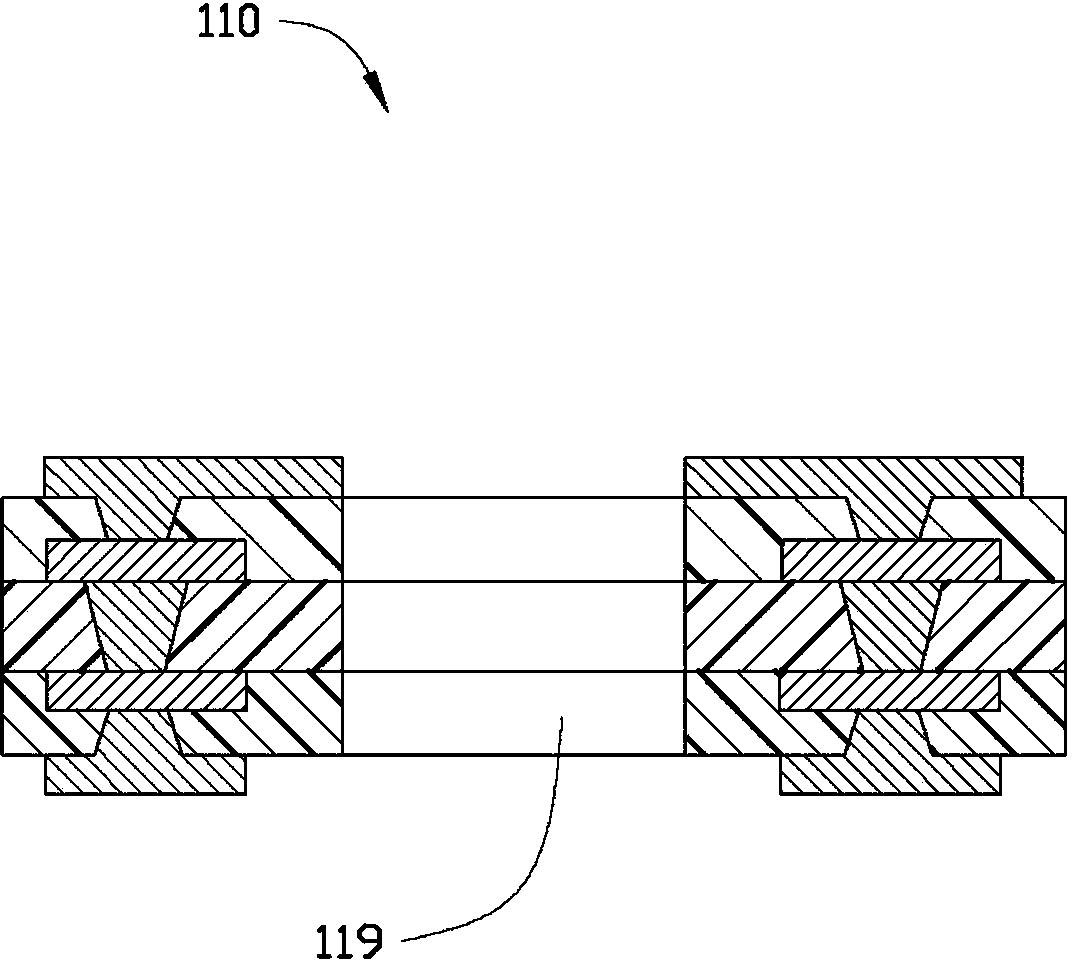 Circuit board with embedded electronic component and manufacturing method of circuit board