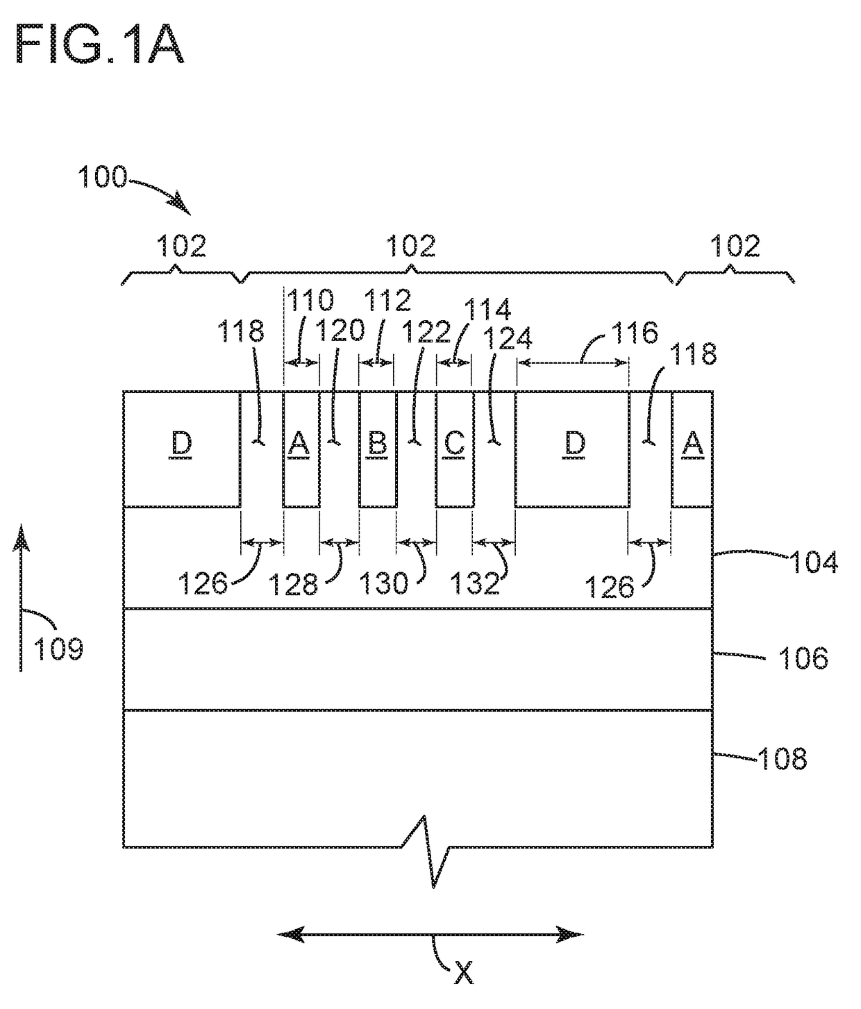 Interconnection lines having variable widths and partially self-aligned continuity cuts