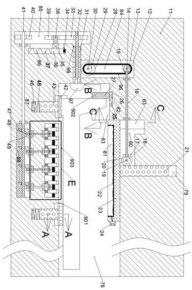 Stretching and massaging device for achilles tendon rehabilitation