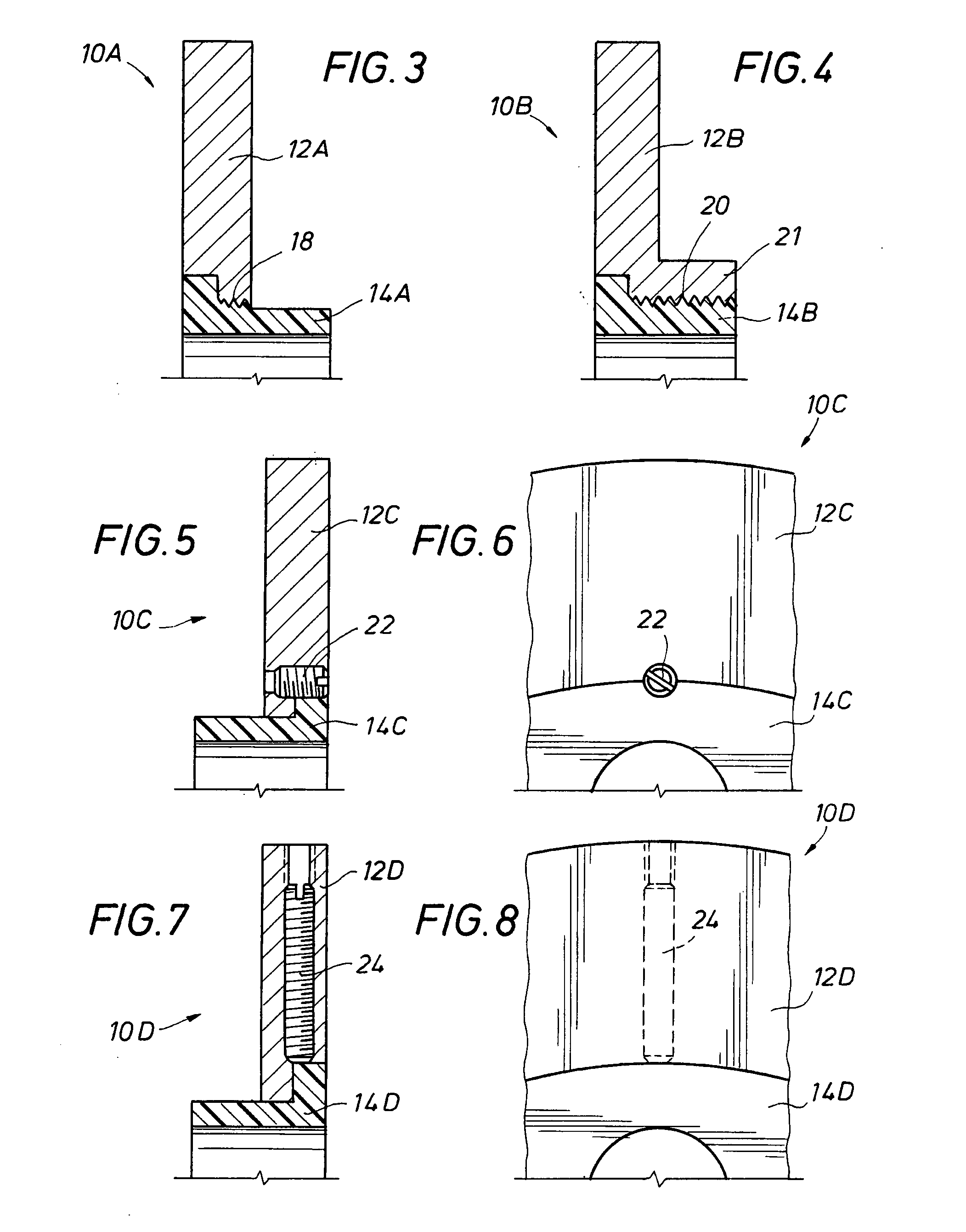 Multiple material piping component