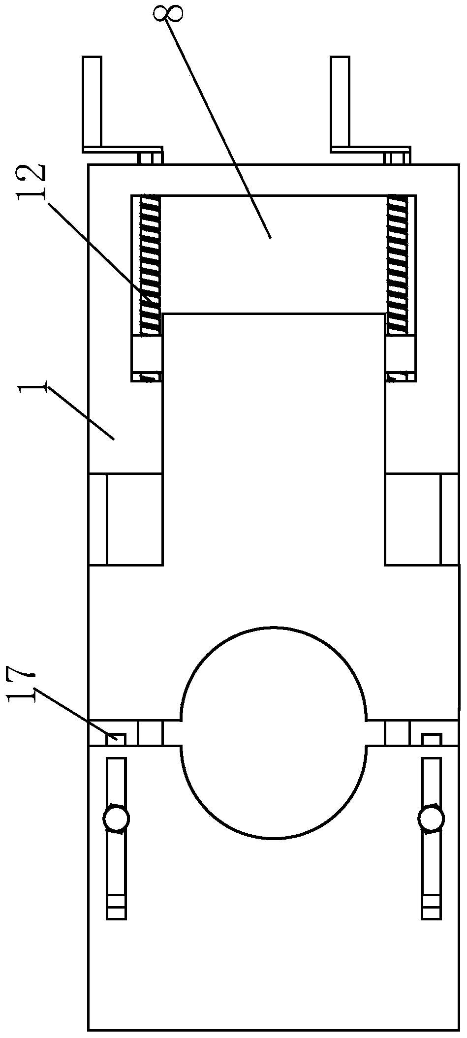 Clamp for processing end face of valve