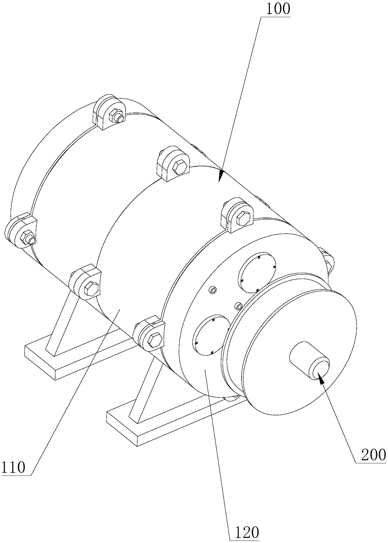 Inclined disc type automobile air conditioner compressor