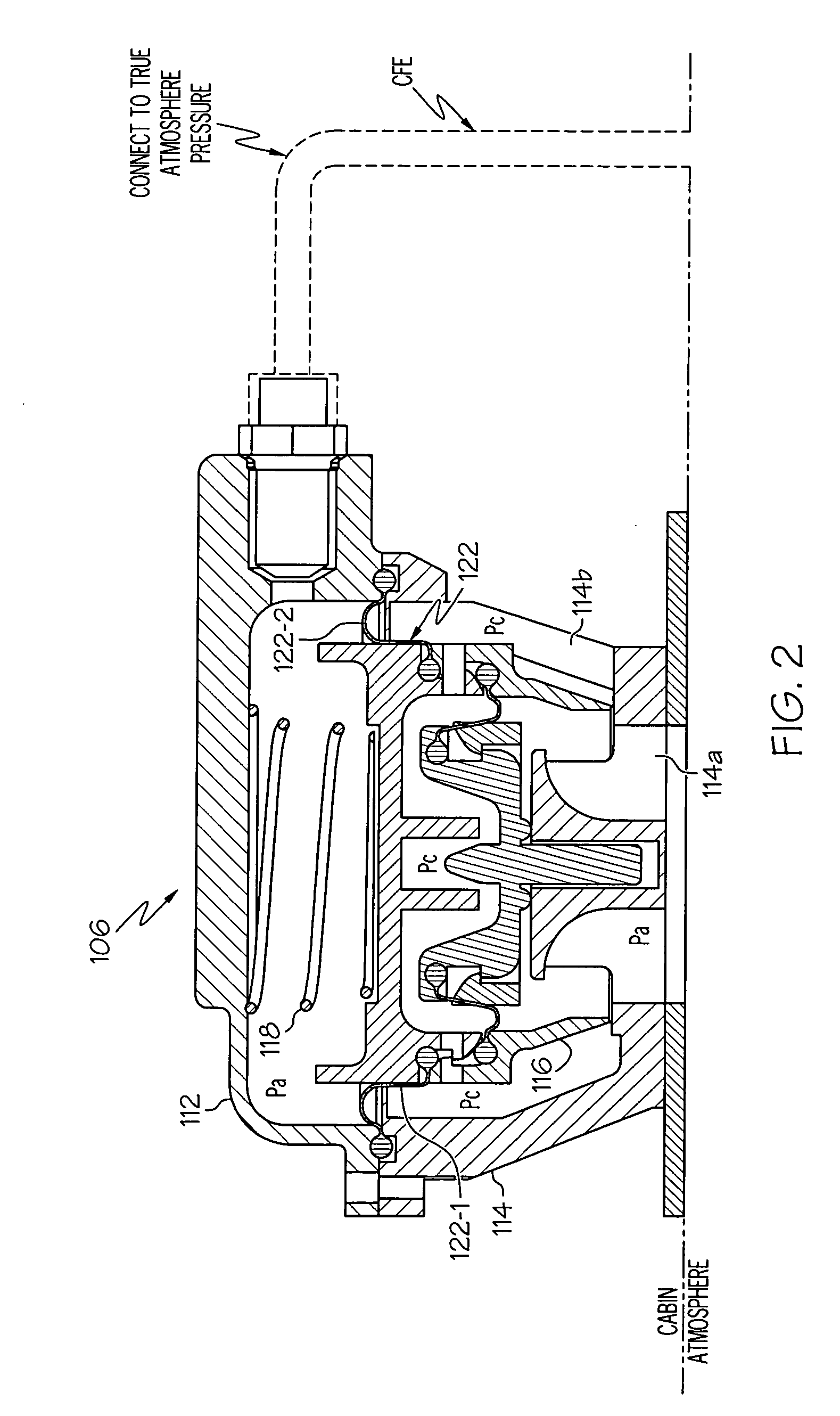 Self regulating valve to obtain low differential air pressure control