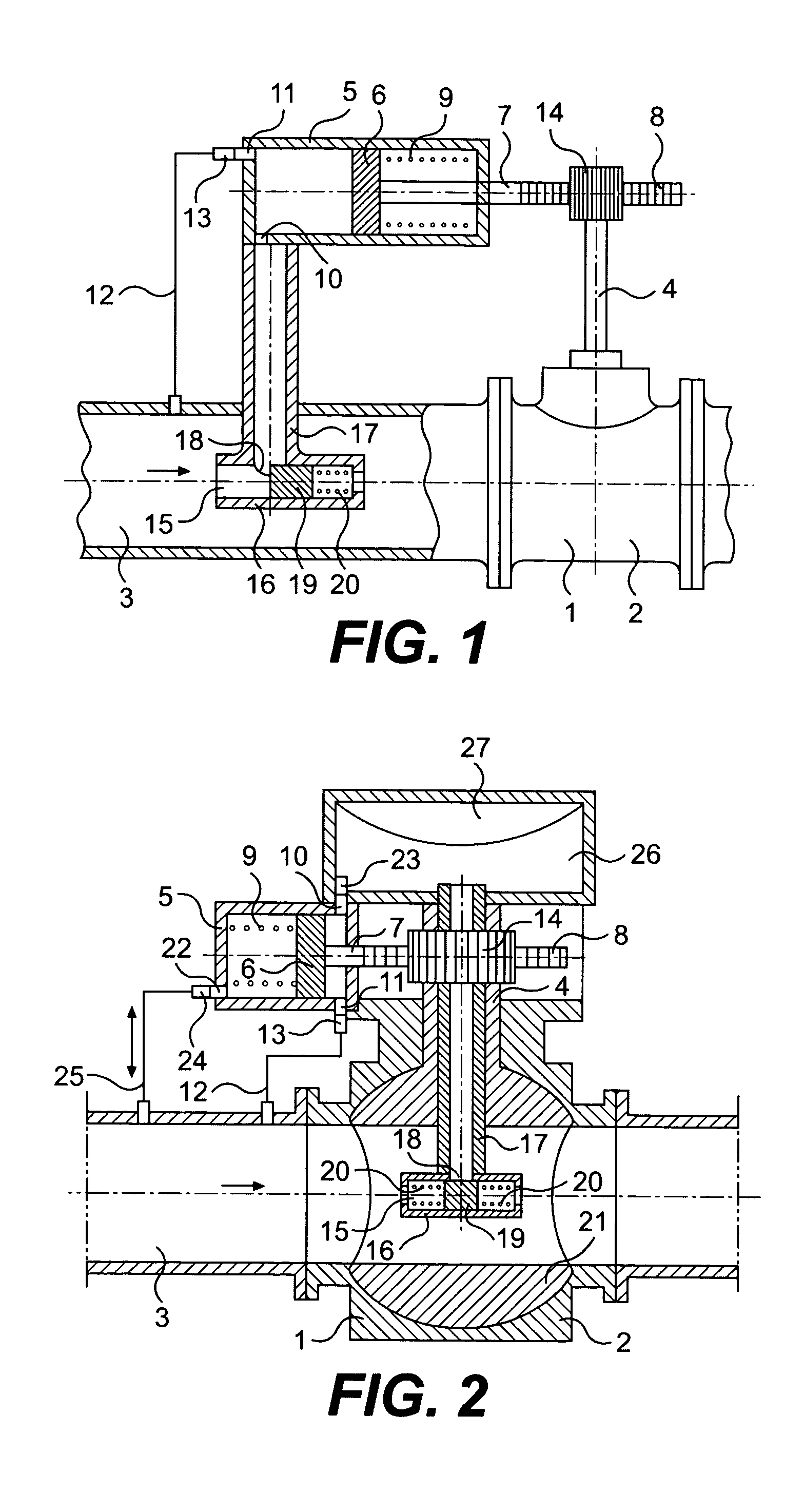 Self-operated protection device for pipeline