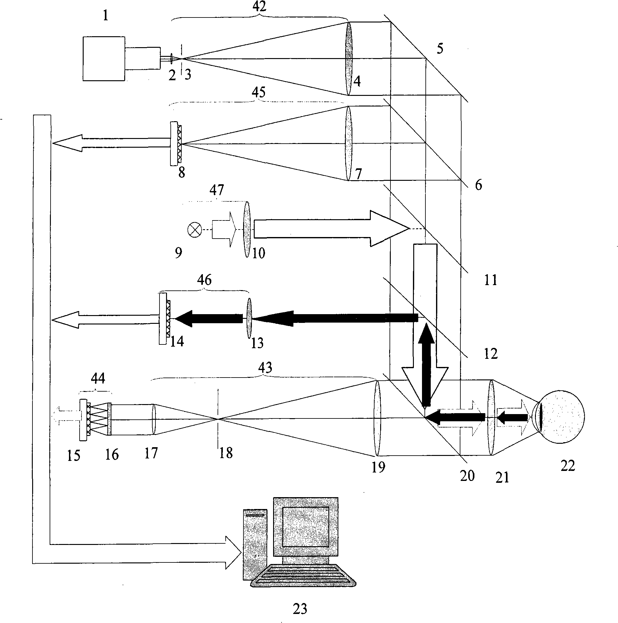 Cornea topographic map measurer