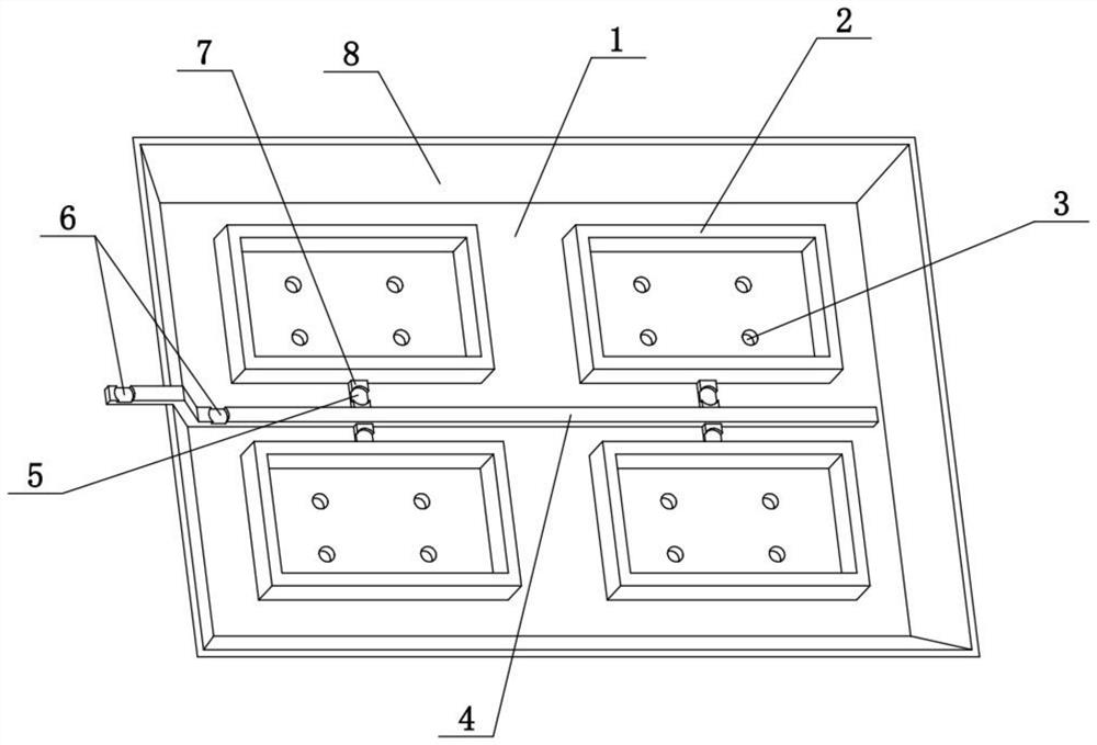 Inflatable rice seedling raising tray